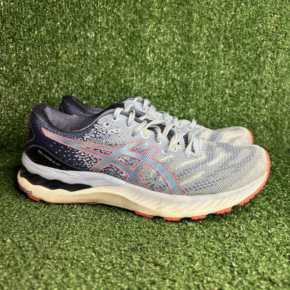 ASICS Gel-Nimbus 23 Running Breathable Comfort Athletic Sneaker Blue Womens 8.5